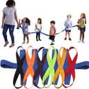Lainrrew Walking Rope with 12 Colorful Handles - Outdoor Safety Rope for Preschool & Kindergarten Kids (Blue)