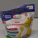 GuruNanda Dental Floss Picks for Kids, Extra-Long Giraffe-Shaped Picks, Fluoride-Free, Anti-Slip & Shred-Resistant Design & Eco-Friendly Handle & Berry Flavor, Ideal for Ages 3+, 90 Count  
