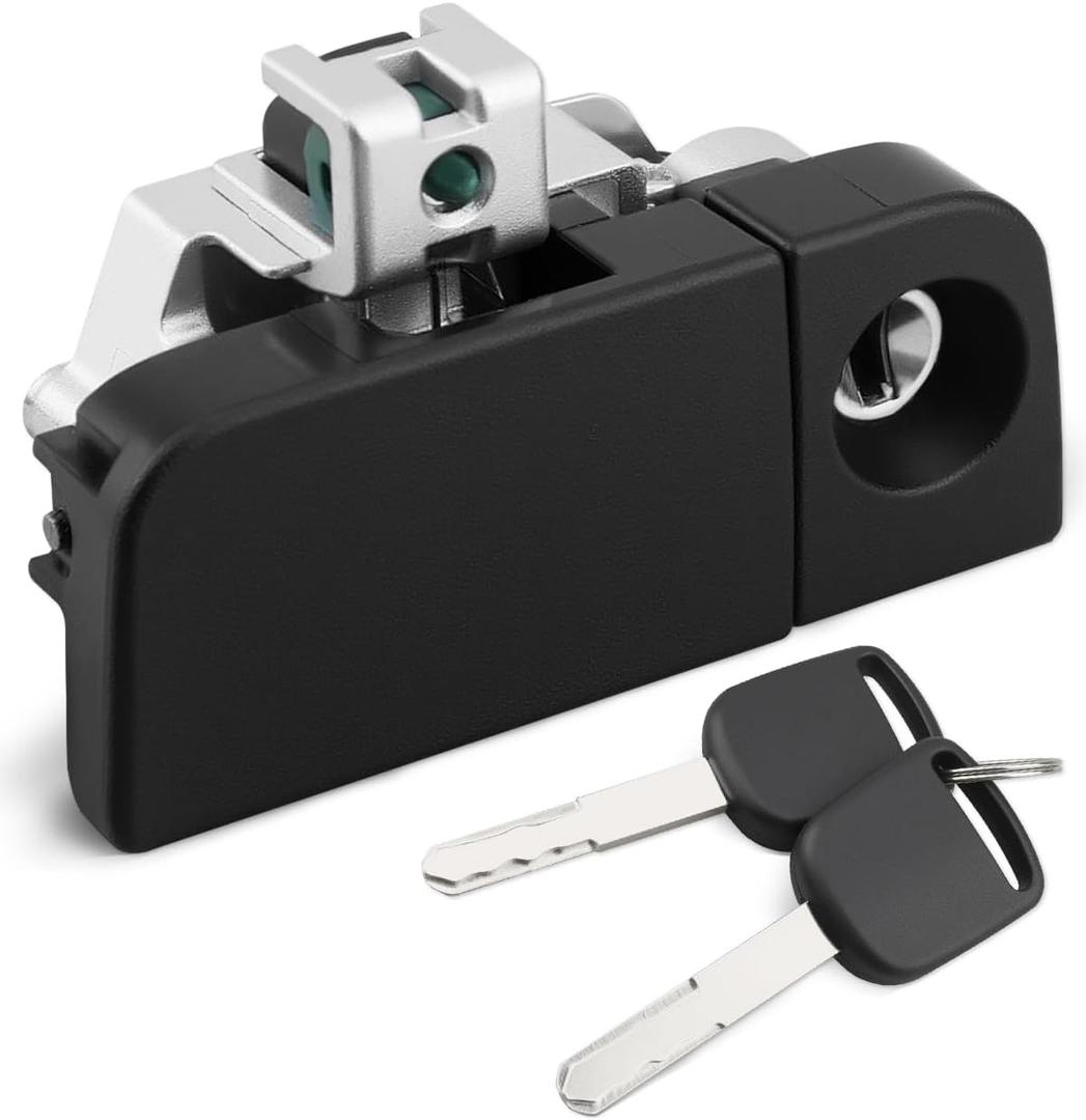 Glove Box Lock Assembly 77540-S9A-G01ZA Fit for Honda CR-V 2002-2006, Element 2003-2007 Replace 77540S9AG01ZA, black