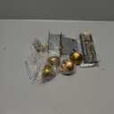 Vintage Door Knob for Interior Doors Antique Brass,2 Pack Antique Brass Mortise Lock Set, Old Fashioned Bathroom & Bedroom with Skeleton Key for Old House Doors