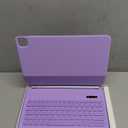 Keyboard Case for iPad Air 13 inch (M3 2025/M2, 2024),iPad Pro 12.9 inch (3/4/5/6th Gen)Magic-Style Magnetic  Floating Cantilever Stand  Backlit Keyboard Case with Multi-Touch Trackpad (Purple)