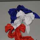Red White Blue Hair Bow 4th Of July Bow for Women Girls Patriotic Bowknot Clip Forth of July Big Bows USA Independence Day Hair Accessories for Women Girls 3 Pack