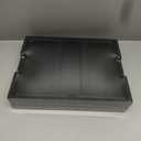 2 Pack Bamboo Bed Tray Table with Folding Legs,Breakfast Trays,Serving Tray for Food and Snack,Laptop Trays for Working(Black)