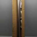 Double Curtain Rods with Aluminum Bouquet Brackets and Round Finials,Brushed Nickel Curtain Rods for Windows 72 to 144 inch,1-Inches Front and 5/8 Inches Back Double Window Drapery Rod