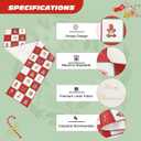 3 x OWENIE Christmas Table Runner, Vintage Style Christmas Table Decor with Classic Holiday Elements, 1336 Inch Linen Table Runner for Christmas Dinner, Party, Home Decor