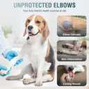Dog Elbow Brace & Dog Front Leg Brace to Stop Licking – Dog Elbow Protector & Hygroma Elbow Pads for Dogs, Breathable Dog Sleeves for Front Legs, Reflective, Cone Alternative – Right Leg, XS