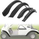 Fender Flares for Club Car DS 1993-up Gas & Electric Models, Combined Golf Cart Front and Rear Mud Guards with Hardware, Durable Injection-Molded PP Plastic (Not for Modified Carts) 4PCS