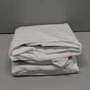 Linenspa Waterproof Mattress Protector, Queen Size  Fitted Sheet Style, Breathable, Machine Washable & Dryer Safe, White