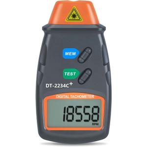 AGPtek Professional Digital Laser Photo Tachometer Non Contact RPM Tach