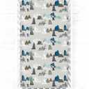 TANOFAR Mountains Baby Boy Crib Sheet Toddler Bed Sheets Soft Breathable Nursery Bedding, 52 x 28 inches