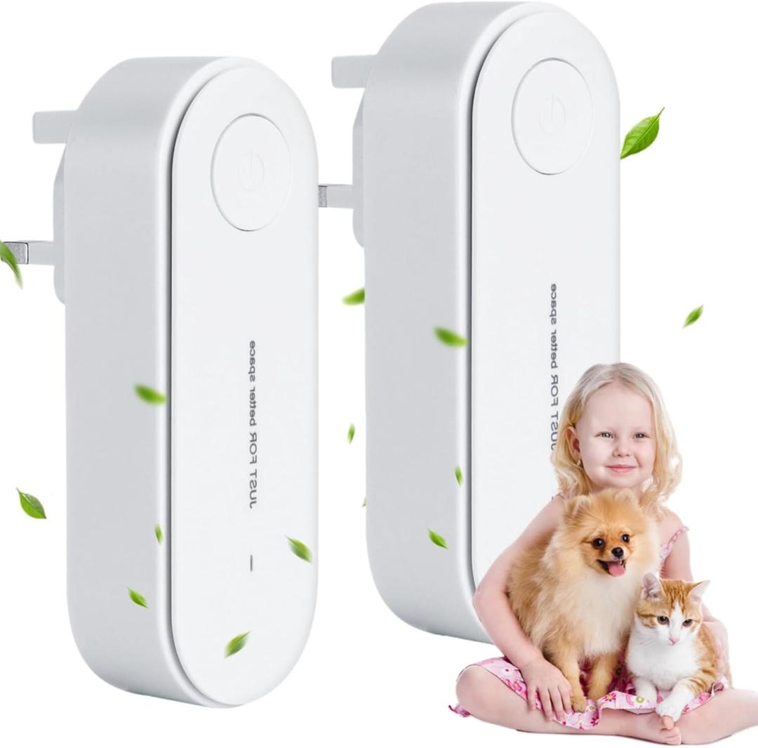 2PCS Magair Air Purifier for Mold, Magair Air Purifier Plug in, Mag Air Purifiers, Magair Ionic Air Purifi-er, Suitable for Bedrooms, Toilets, Living Room, Closets, Pet Room