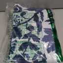 DriftAway Julia Lined Valance Double Layer Thermal Insulated Room Darkening Blackout Valances 3 Inch Rod Pocket Window Valance for Bathroom Living Room 52 Inch by 18 Inch Navy