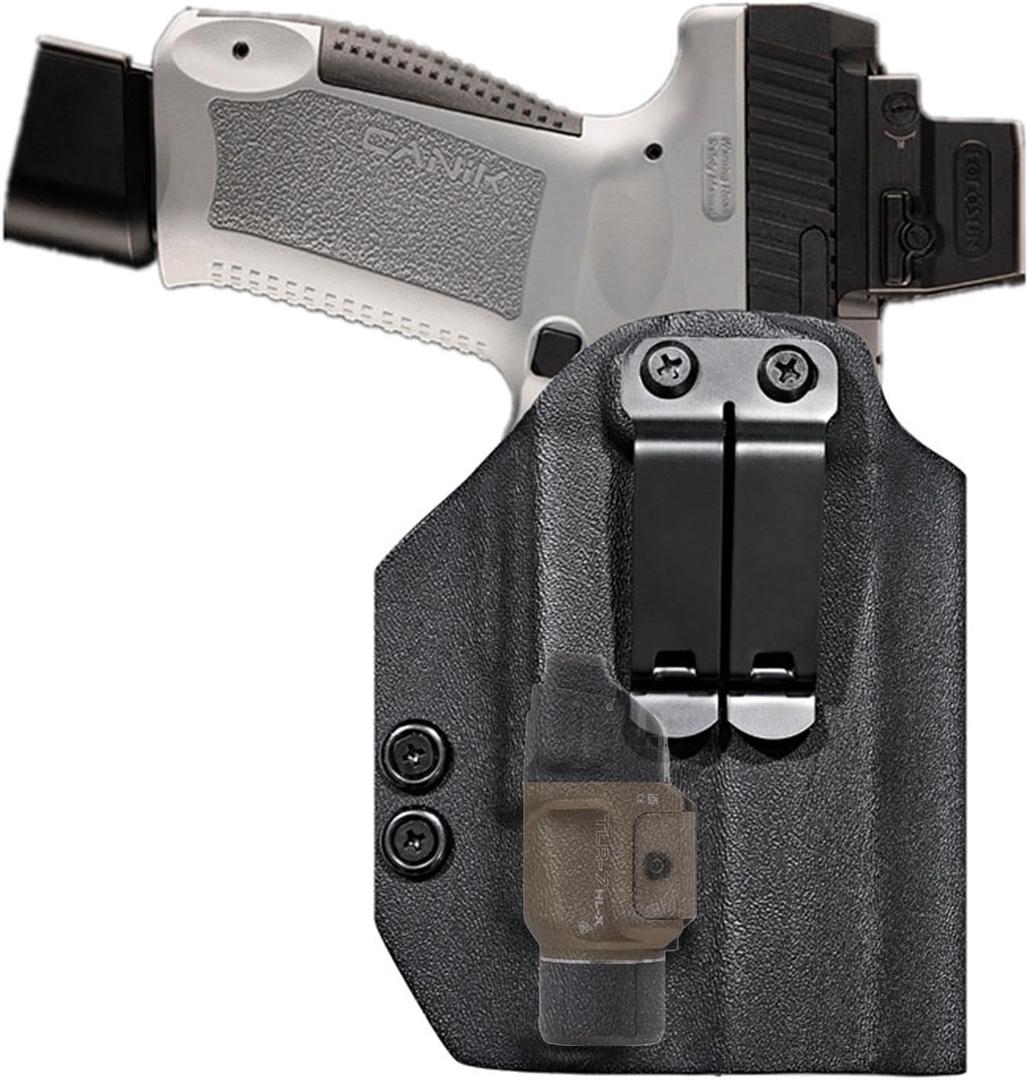 Kydex Lightbearing Holster for Pistols Compatible with Streamlight TLR-7 HL-X TLR-7X TLR-7A Tactical Weapon Light Flashlight