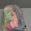 Jeere 12 Pcs Kids Hat Gloves Scarf Set for Winter 3-5 Toddler Pom Fleece Scarf Knit Cap Children for Boys Gift Girls(Black, White, Pink, Gray)