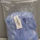 Light Blue Wig and Party Sunglasses, Cosplay Blue Wigs for Women Party Rainbow Wig with Neon Glasses Blue Wigs for Women - Bachelorette Party Wigs Decorations Favors (Ice Blue)