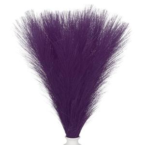 PATIKIL 24in Pampas Grass Decor, 50pcs Artificial Pampas Grass Bulk Fluffy Faux Pampas Grass Small Dried for Home Boho Decor Vase Wedding Wall Ground, Dark Purple