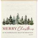 Jvpke Christian Christmas Tree Wall Decor - Bible Verse Scripture Art With Wooden Poster Hanger - Merry Christmas Decorations, 12x16 Inches