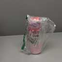 Owala FreeSip Insulated Stainless Steel Water Bottle with Straw for Sports and Travel, BPA-Free Sports Water Bottle, 24 oz, Pink, Angel Food Cake