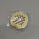 Brushed Gold Snap-in Shower Floor Drain Cover,Hidrop 4-1/4" OD Round Shower Strainer Grid, Easy-to-Install Replacement Cover Stainless Steel