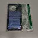 Nvollnoe for iPhone 14 Pro Case with Card Holder[Store 5 Cards] Dual Layer Heavy Duty Shockproof Hidden Card Slot Large Storage Cover for iPhone 14 Pro(Blue)