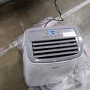 Black+Decker 10000 BTU Portable Air Conditioner Unit, Remote, LED Display, Window Vent Kit, 4 Caster Wheels, White