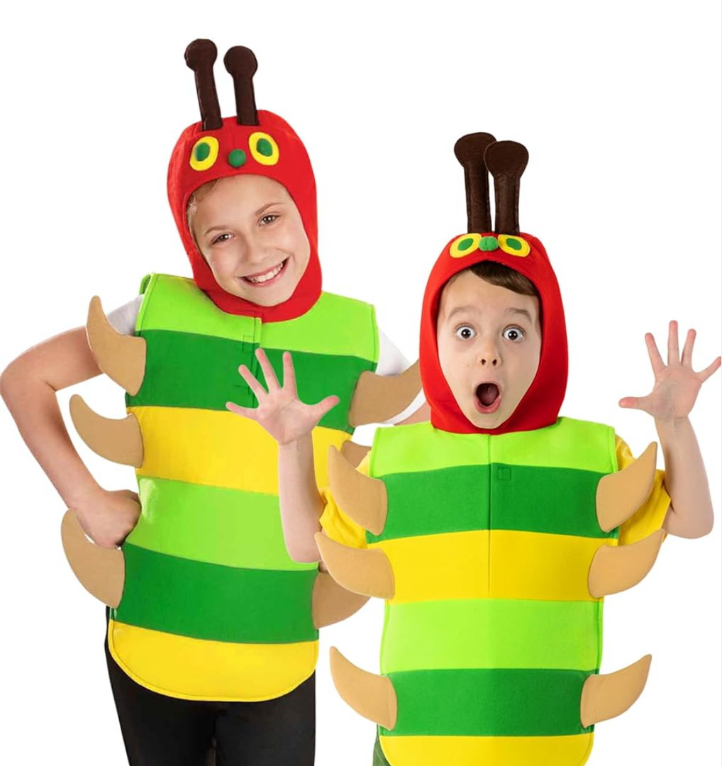Caterpillar Costume Kids, World Book Day Costumes for Kids Caterpillar and Bug Costumes for Boys and Girls
M