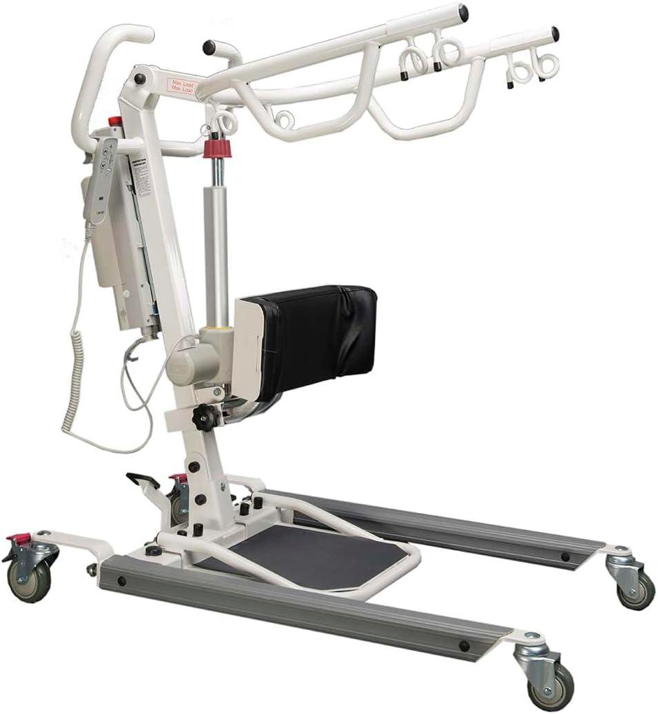 ProHeal Electric Sit to Stand Lift - Full Body Patient Transfer Lifter for Home Use and Facilities - Long Lasting Battery, 500 Pound Weight Capacity, 6 Sling Hooks