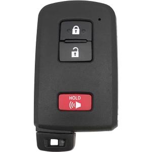 Replacement Key Fob Cover Case fit for Toyota Tacoma Land Cruise Highlander Avalon Camry Tacoma Prius Corolla RAV4 Keyless Entry Key Fob Shell