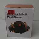 Cordless Robotic Pool Cleaner, Lasts 120 Min, Smart Sensor, Automatic Vacuum for Above-Ground Pools up to 914 Sq.ft, Portable