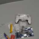 eXtremeRate SPARK Back Paddles Kit for PS5 Controller BDM-030 040 050, OLED Display + Clicky Trigger Stops + Ergonomic Rubberized Grips Remappable 4 Back Buttons Set for PS5 Controller - White & Black