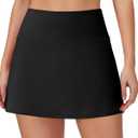Skorts for Women Tennis Golf Skirt with Pockets Shorts High Waisted A Line Mini Skirts Athletic Workout Pickleball, S