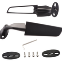 Motorcycle Rear View Mirrors Compatible with CBR300R CBR500R, Kawasaki Ninja 300 400 650, Suzuki GSXR 600 750, Yamaha R25, Ducati 1199 Aluminium alloy Wind Wing Mirrors (Large)