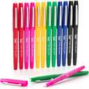 Mr. Pen Felt Tip Markers, Assorted Colors, 12 Pack, 2.5 mm, Bold Felt Tip Pens, Bold Point, Journaling, Note Taking, Drawing