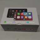 Hieha Car Play,Wireless Portable with Apple CarPlay and Android Auto Screen for Car,7" HD Touch Screen Car Stereo with Mirror Link,Backup Camera,Bluetooth5.2,GPS Navigation,AUX,FM for All Vehicles