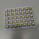 GATERON KS-33 Low Profile Banana Keyboard Switches, Tactile 65gf 3 Pin RGB LED Factory Pre-lubed for MX Mechanical Keyboard (35PCS)