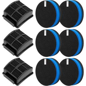 2998 Filter Replacement Kit Compatible with Bissell 2998 Multiclean Lift-Off Pet Vacuum, Fit for Bissell 2998 2999 2849 3000 3057 28492 31259 3399 2852 31269 3125W Vacuum, Part 1625641 (3+6 Pack)