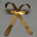 1 Pcs Large Christmas Metal Bow Tree Topper Ornaments with Clip Christmas Bow Decoration for Xmas Tree Topper Garland Wreath Indoor Outdoor Decor, 10 x 12''(Classic,Gold)