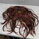 fun shack Hippie Wig Braided Black Wig Accessories Halloween Costumes For Women