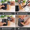 Upgrade Your Soap Dispenser with LALA DOLCE Rust-Proof Gold Plastic Pump Replacement - Wide Mouth Dispensers (Gold, Foam Pump)