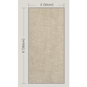 Valenrug Runner Rug Non Slip - 2x6 Runner Rugs for Hallways High-Low Pile Textured Rugs Runners, Folable Washable Runner Rug for Kitchen Bedroom Entryway Laundry Living Room, Beige 