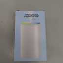 400ml Small Diffuser - Small Oil Diffuser for Desk, Portable Mini Humidifier Aromatherapy Diffusers with 2 Spray Modes, Waterless Auto-Off Essential Oil Diffusers with 7-Color Night Light for Bedroom