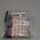 jinchan Striped Linen Kitchen Curtains 24 Inches Length Tier Curtains Farmhouse Modern Cafe Style Small Window Treatments Airy Light Filtering Rod Pocket for Living Room Bathroom 2 Panels Tan