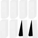 48 Pieces White Magnetic Bookmarks Book Marker Clip Sublimation Bookmarks, Magnetic Page Markers Clips for Kids Students Teachers Classroom Office Reading Book Lovers Supplies