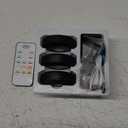 WILLED Puck Lights with Remote Control,3 Colors Under Cabinet Lighting Wireless,Rechargeable Battery LED Tap Light,Timer Function Stick On Lights for Kitchen,Cabinet,Counter,Closet, Shelf,3 Pack (3000K/4500K/6000K)