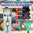 LATCH.IT 50 Amp RV Surge Protector | RV Surge Protector 50 Amp w/ 5000J Voltage Protection | RV 50 Amp Surge Protector w/Circuit Analyzer | Prevents Damage w/Our 50 Amp Surge Protector for RV!