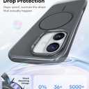 Vihibii for iPhone 17 Case with Kickstand, [Compatible with Magsafe], Shockproof Sturdy Cover & Raised Edges Protection, Fade-Resistant Glow Slim Stylish Phone Case for iPhone 17, 6.3" (2025), Grey