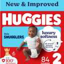 Huggies Size 2 Diapers, Little Snugglers Baby Diapers, Size 2 (12-18 lbs), 84 Count 