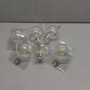 6 Pack LED G25 Globe Light Bulbs Bulbs 6W - 3000K Warm White Dimmable 60W Equivalent E26 Base 120V - Edison Vanity Light Bulbs for Bedroom, Kitchen, Vanity, Mirror Vintage (3000K - Warm White)