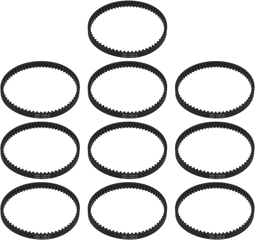 10pcs 3M-198-6 Driver Belt for Power Tools Handheld Sewing Machines 3D Printers