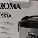 AROMA Digital Rice Cooker, 4-Cup (Uncooked) / 8-Cup (Cooked), Steamer, Grain Cooker, Multicooker, 2 Qt, Stainless Steel Exterior, ARC-914SBD